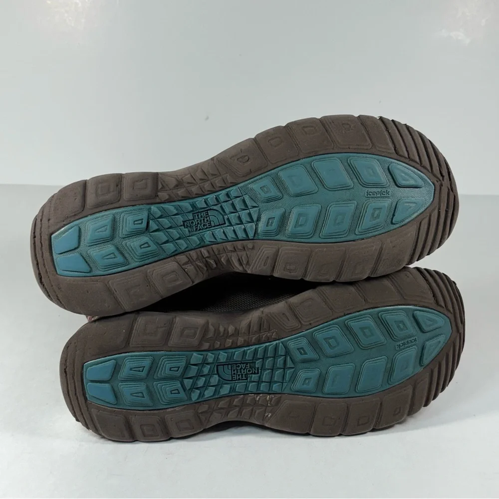 The North Face Brown Patterned Quilted Boots Size‎ 8